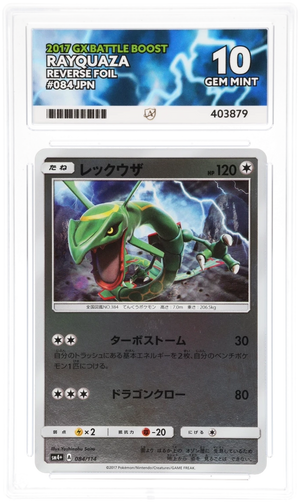 ACE 10 Rayquaza Reverse Holo 084/114 Pokemon Graded Card