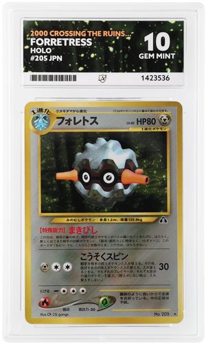 ACE 10 Forretress Holo 205 Pokemon Graded Card