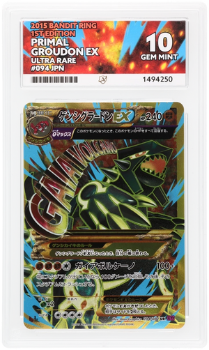 ACE 10 Primal Groudon & Primal Kyogre 093 094 Sequential Pokemon Graded Cards