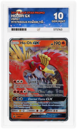 ACE 10 Ho-Oh GX SM57 Promo Pokemon Graded Card