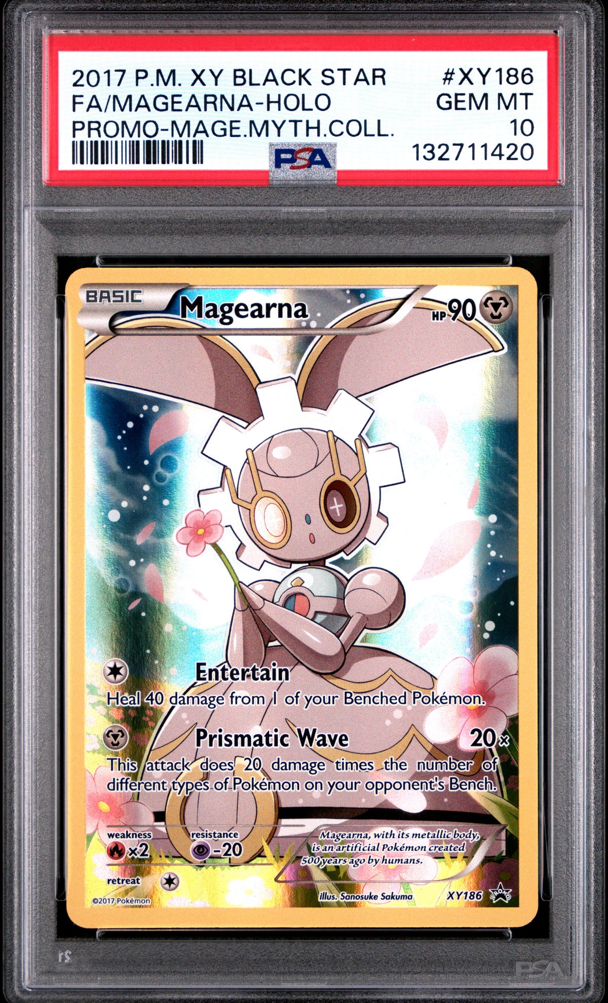 PSA 10 Magearna XY186 Promo Pokemon Graded Card