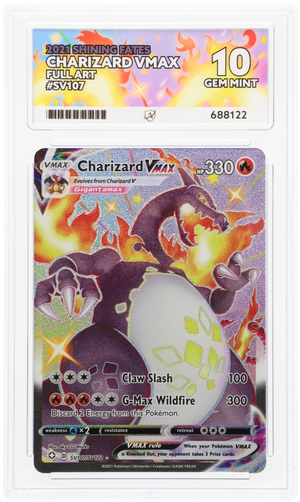 ACE 10 Charizard Vmax SV107 Pokemon Graded Card