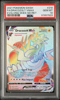 PSA 10 Dracozolt Vmax 210 Evolving Skies Secret Rare Pokemon Graded Card